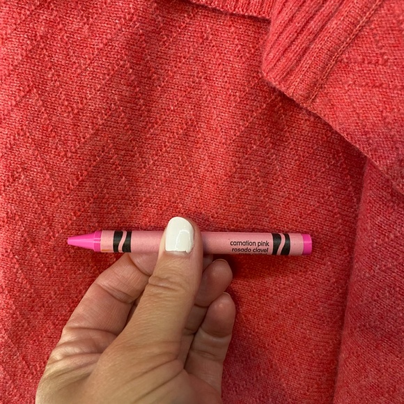 Nordstrom Signature Womens S Pink 100% Cashmere Open Front Cardigan Sweater - Picture 5 of 16